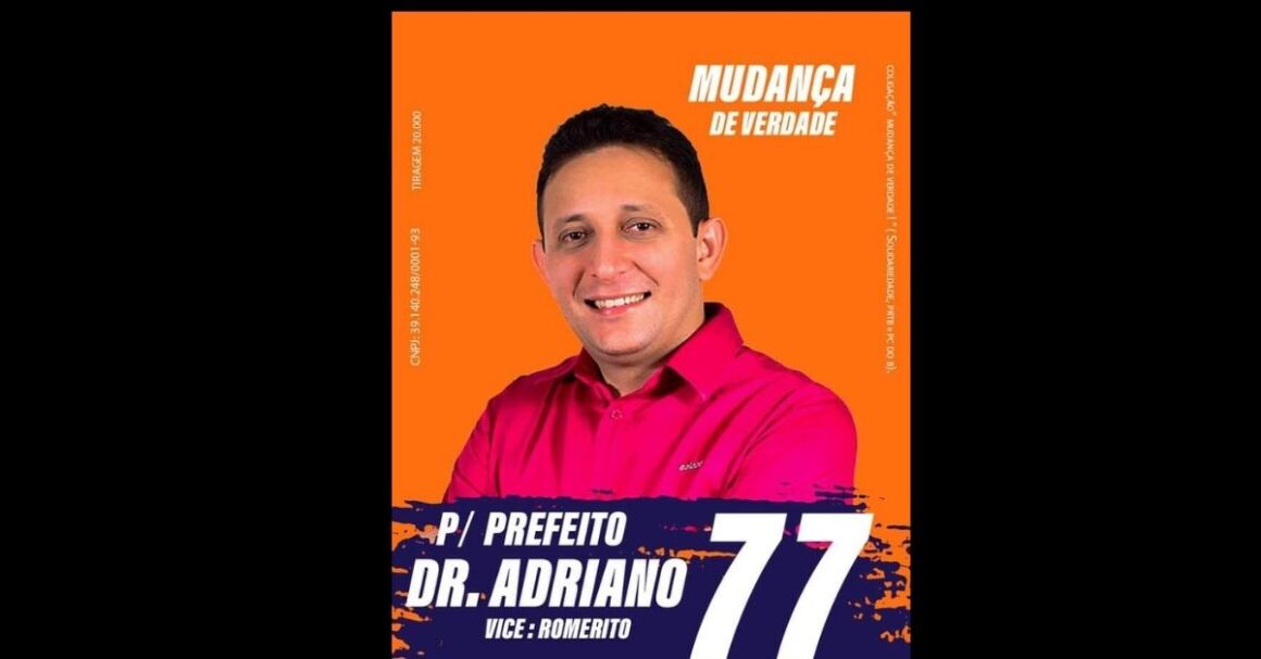 Candidato a prefeito em Dom Eliseu é assassinado na noite desta quarta-feira (08)