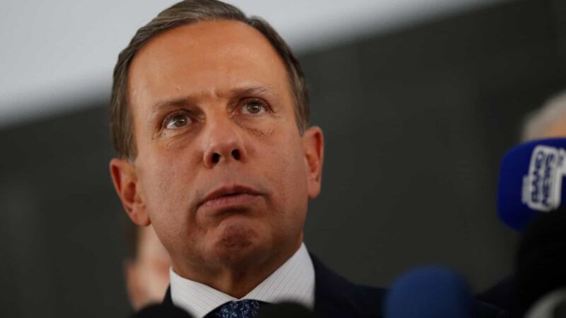 Doria cancela licença após vice testar positivo para covid-19