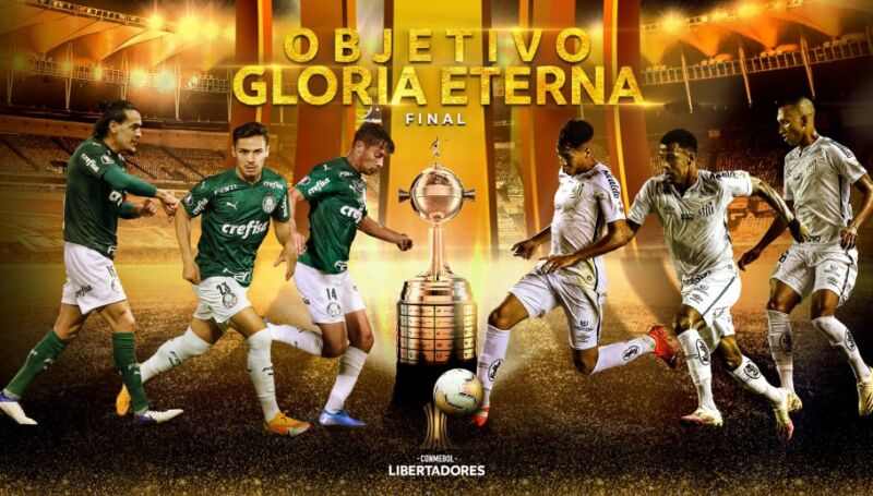 Copa Libertadores: Palmeiras e Santos jogam hoje em busca da Glória