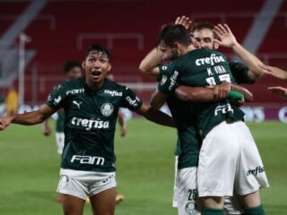 Após vitória na Argentina, Palmeiras prega cautela para o jogo de volta