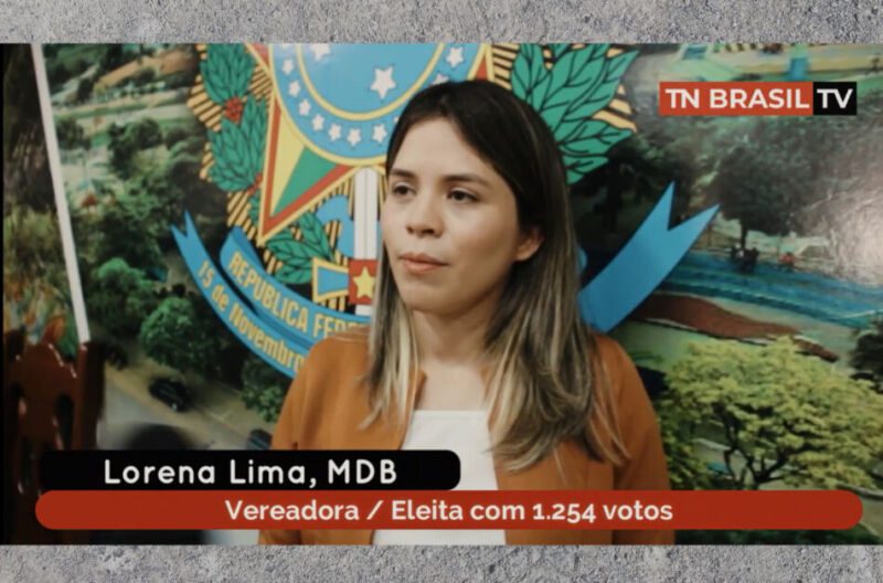 Vereadora Lorena Lima agradece aos tailandenses e promete trabalhar.