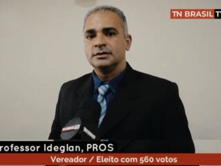 Professor Ideglan Pinheiro toma posse como vereador em Tailândia