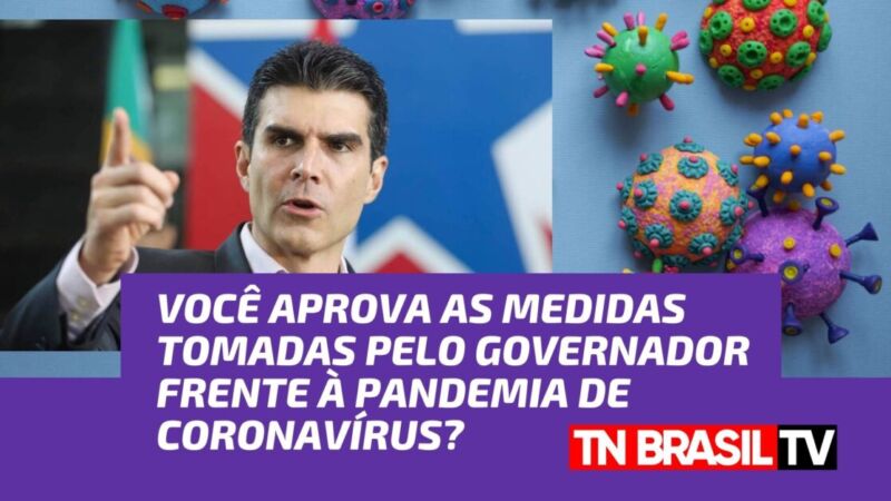 Você concorda com as medidas tomadas pelo governador Helder Barbalho frente à pandemia de coronavírus?