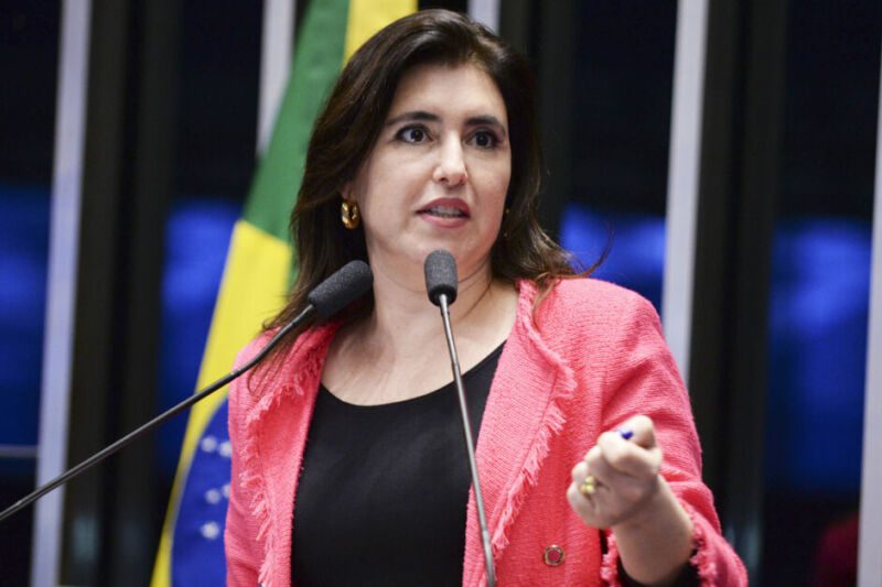 Simone Tebet será lançada pré-candidata a presidência.