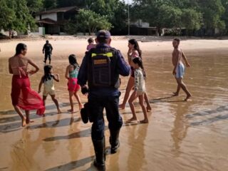 Guarda Municipal realiza fiscalização preventiva em praias dos distritos de Belém