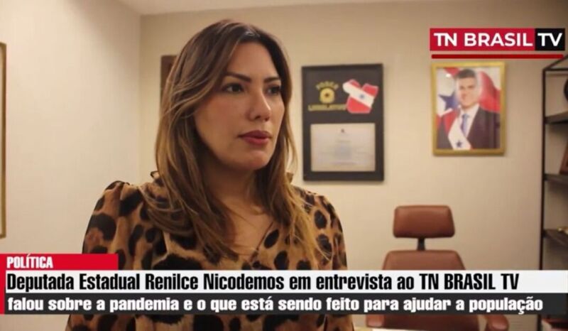 Renilce Nicodemus "Os projetos de governo para o controle da pandemia tem sido atendidos"