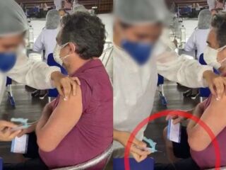 Belém: Vídeo mostra vacina contra a Covid-19 sendo aplicada de forma errada em idoso