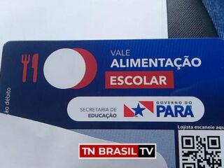 A partir desta quarta-feira (07) será liberado a nona recarga do vale-alimentação escolar