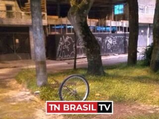 Belém: ladrão furta bicicleta mas deixa o pneu