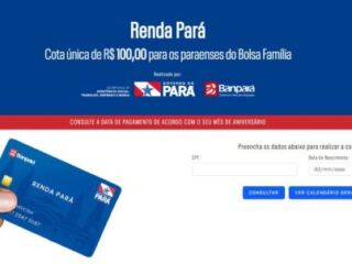 Renda Pará: beneficiários nascidos em outubro devem sacar o auxílio de R$ 100 a partir de terça-feira (13)