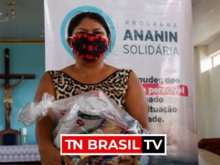 Programa “Ananin Solidária” arrecadou mais de 20 toneladas de alimentos