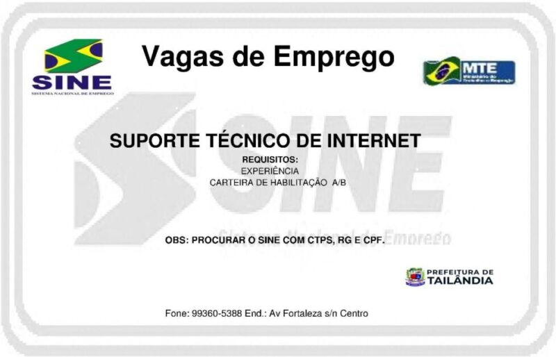 Nova vaga de emprego para Tailândia e divulgada, Confira.