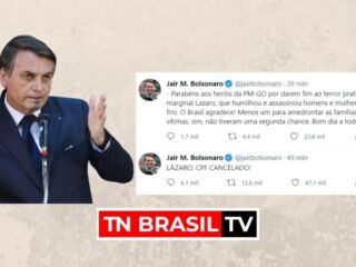 "LÁZARO: CPF CANCELADO!", comemorou Bolsonaro