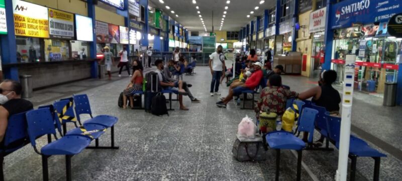 Terminal Rodoviário de Belém é uma verdadeira sauna