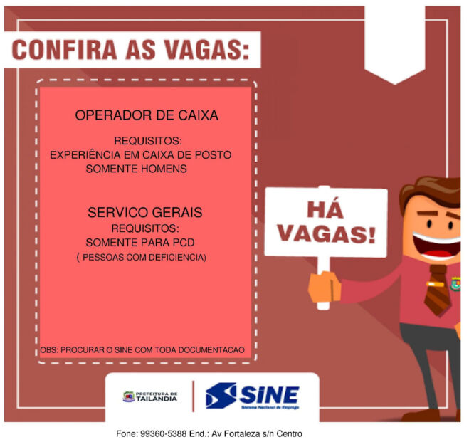 Novas vagas de emprego para Tailândia são divulgadas, Confira.