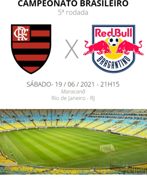 Flamengo x Bragantino - abrem rodada do Brasileirão; veja