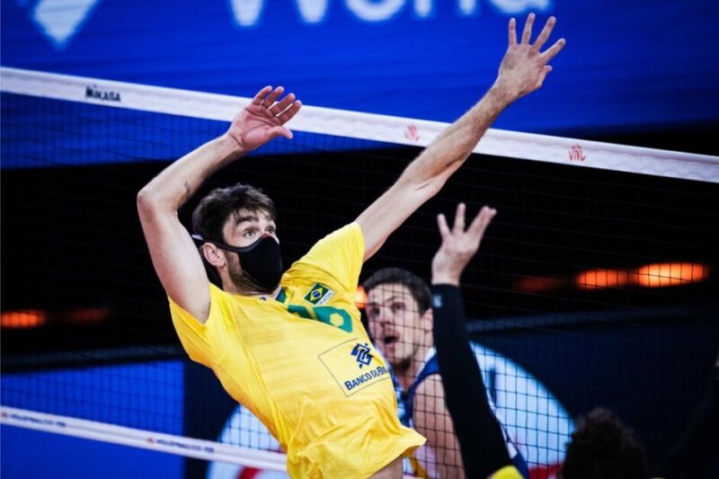 Vôlei - Brasil vence a Itália e garante vaga nas semis da Liga das Nações