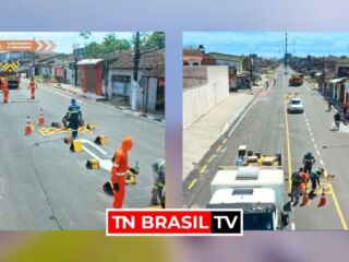 Ananindeua: Rua Fio no bairro Guanabara já recebeu mais de 2 km de asfalto
