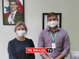 Deputada Nilse Pinheiro, participou da audiência na Fábrica Esperança com o diretor geral, Arthur Jansen