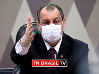 Presidente da CPI da Covid Omar Aziz, criticou Bolsonaro 'Clara tentativa de intimidar parlamentares'.