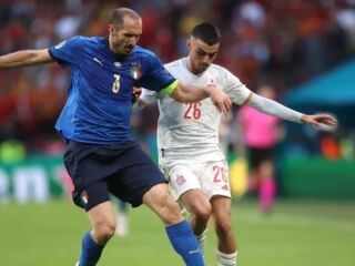 Jogo em que Espanha foi superior Itália vence nos pênaltis - Europa