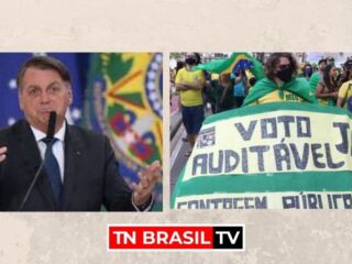 Presidente Bolsonaro parabeniza manifestantes que reivindicaram o voto impresso no último domingo (01)
