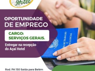 Oportunidade de Emprego - Serviços Gerais