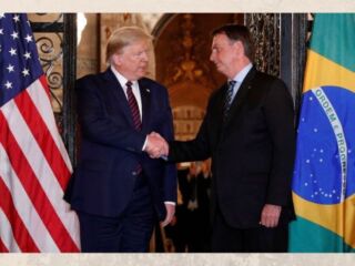 Donald Trump elogia Bolsonaro - "Ele trabalha tão duro".