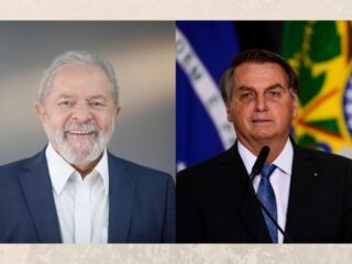 Pesquisa PoderData: Lula segue na liderança do 1º turno com 40% dos votos e Bolsonaro com 30%.