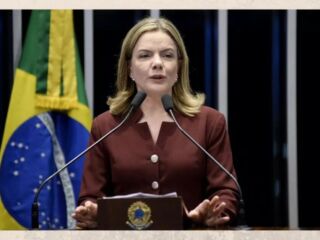 Milei compartilha mensagem contra Lula, e Gleisi rebate: 'Faz molecagem'