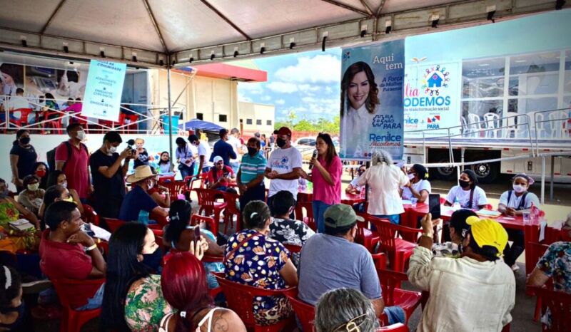 Renilce Nicodemos em Altamira realiza ações de saúde e cidadania