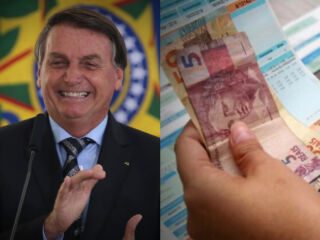 Bolsonaro comemora Chuva e afirma "Vou pedir para ele –pedir não, determinar– que volte a bandeira ao normal"