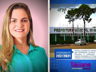 Tatiane Helena solicita regulamentação de estágios para acadêmicos de Paragominas