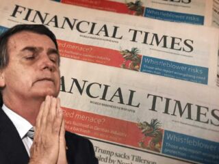 Financial Times diz que Jair Bolsonaro é "incapaz".