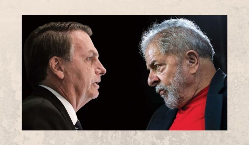 Bolsonaro sobre Lula: 'Se voltar ao poder, será o fim de todos'.