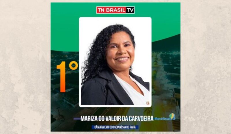 Goianésia do Pará: Mariza do Valdir da Carvoeira é eleita “VEREADORA DESTAQUE”.