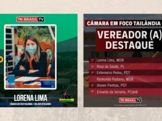 Prêmio Câmara em Foco: Lorena Lima é eleita ‘Vereador (a) Destaque’.