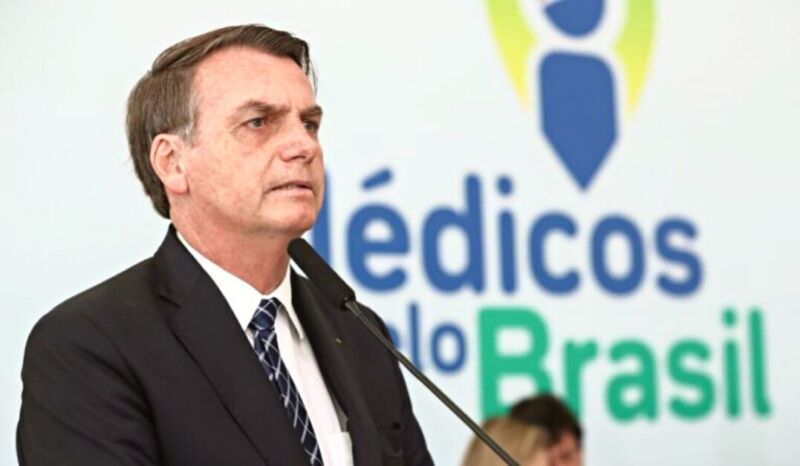 O presidente Jair Bolsonaro diz que " lutará até o fim", pois não é a favor do aborto