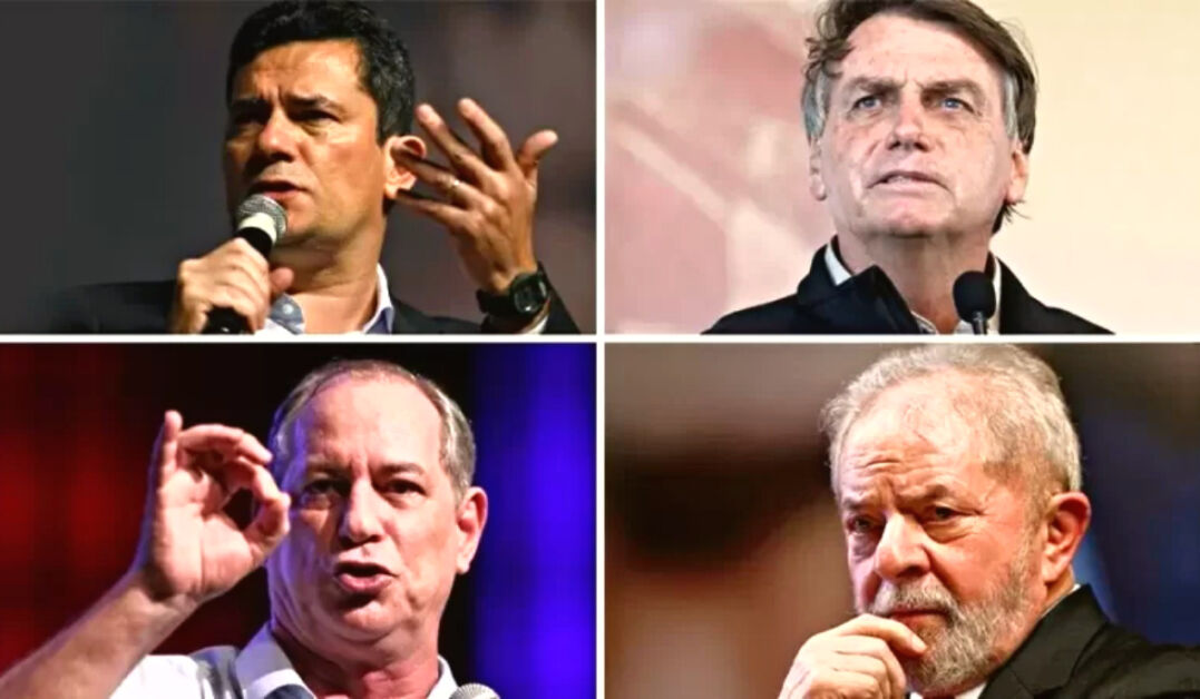 Segundo pesquisa Lula lidera com 40%, Bolsonaro cresce e fica em segundo com 32%.