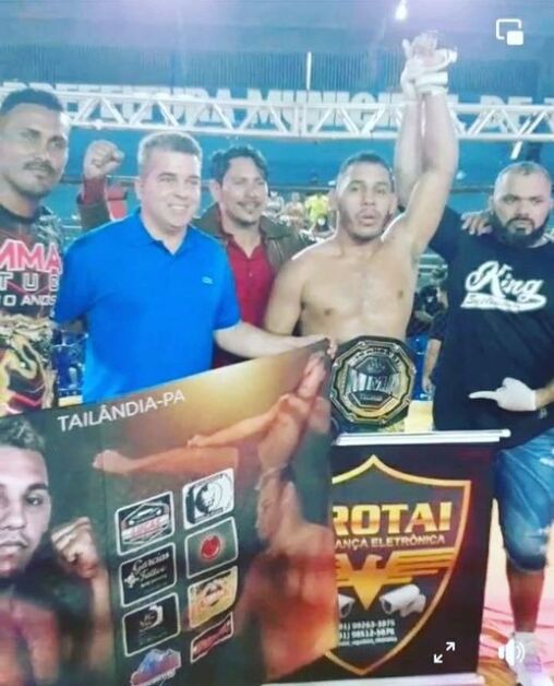 Rubens vence Konboya e conquista cinturão de MMA em Tucuruí