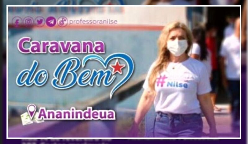 A "Caravana do Bem" da deputada Professora Nilse Pinheiro realizará ação de saúde e cidadania no Aurá, em Ananindeua