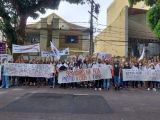 Servidores da Fundação Funpapa fazem greve e criticam Edmilson Rodrigues