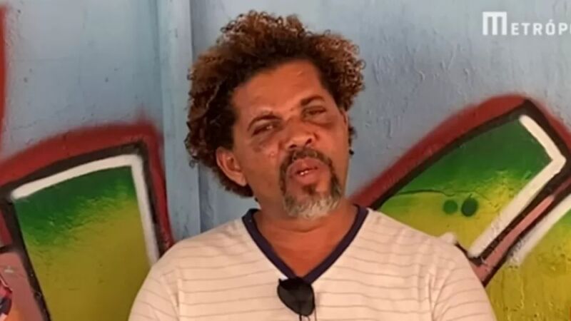 "Não fiz mal nenhum" para ser agredido diz mendigo espancado por personal