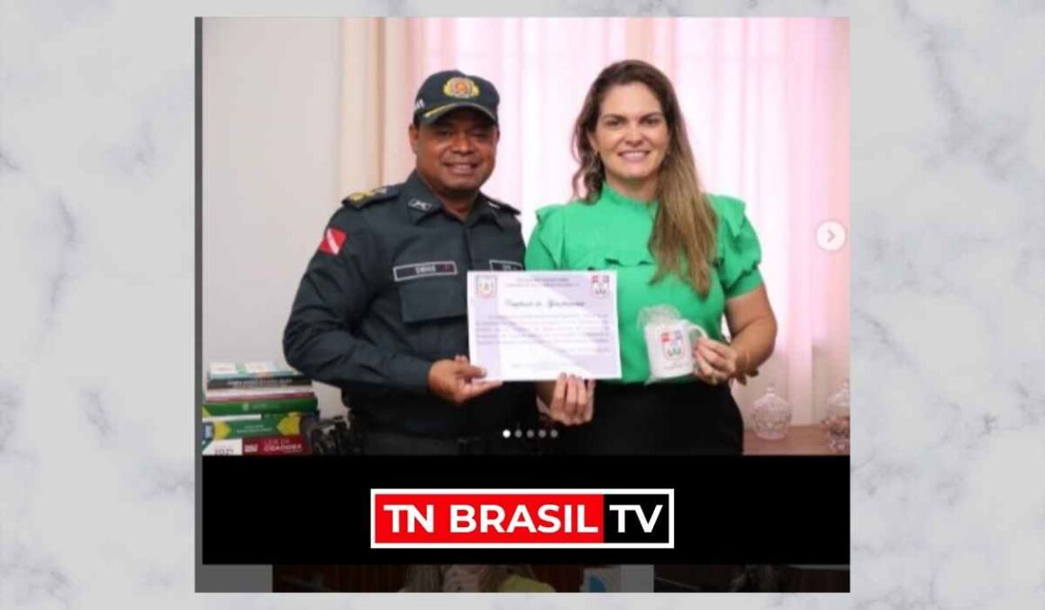 Vereadora Tatiane Helena é homenageada pela Polícia Militar em Paragominas
