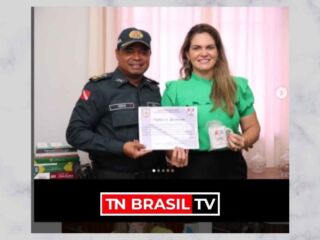 Vereadora Tatiane Helena é homenageada pela Polícia Militar em Paragominas