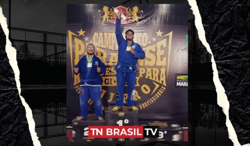 O atleta de Tailândia, Anderson Mamute, sagrousse campeão paraense de Judô.