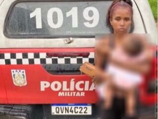 Mulher usava filha no colo para disfarçar venda de drogas, em Icoaraci