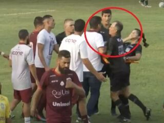 Técnico do Desportiva Ferroviária é demitido por agredir bandeirinha mulher durante intervalo do jogo