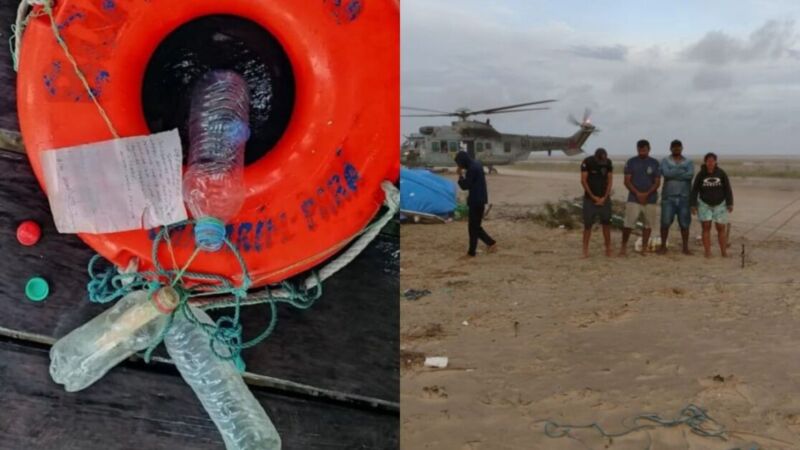 Tripulantes da embarcação "Bom Jesus" são encontrados com vida após 13 dias desaparecidos