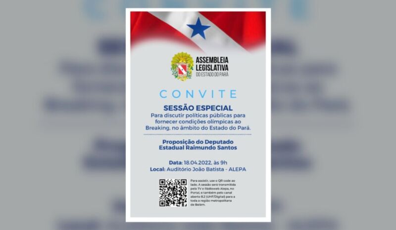 Alepa promove sessão especial para debater a implementação de políticas públicas ao Breaking, nova modalidade Olímpica